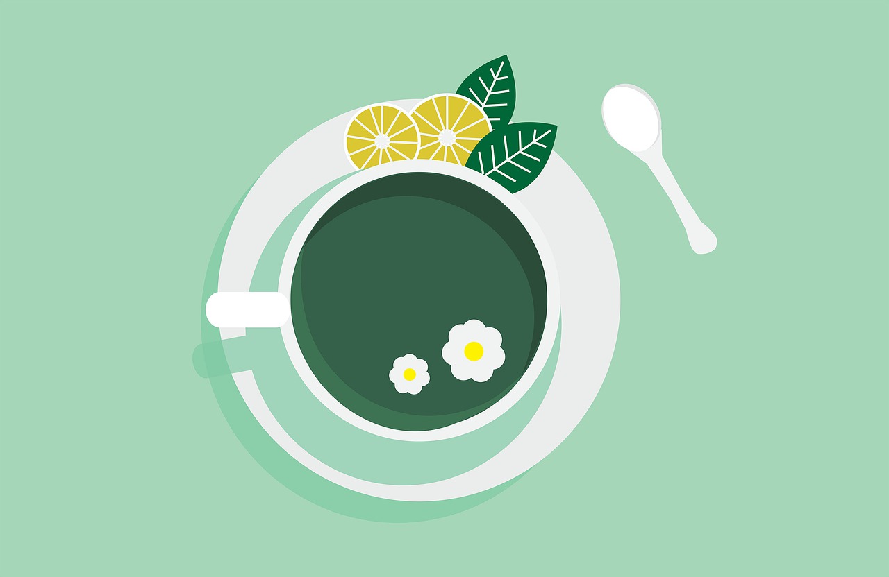 green, mint, tea , healthy