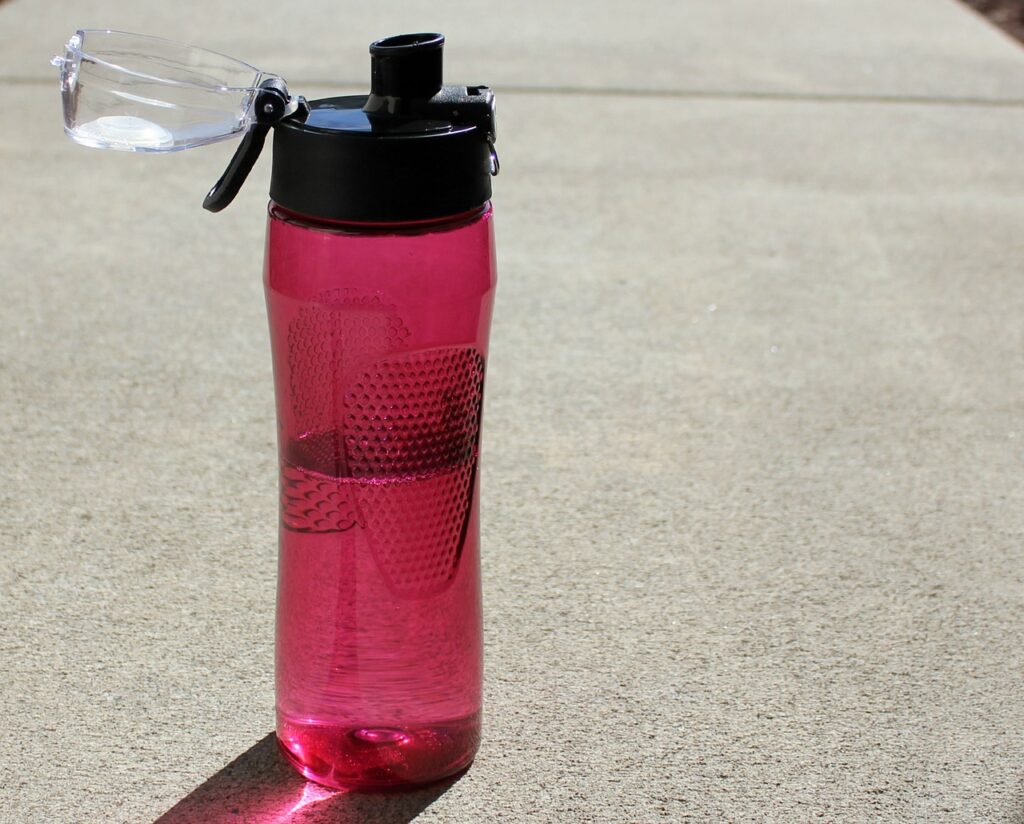 water bottle, hydration,